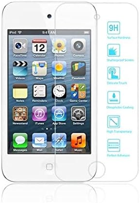 eTECH Collection [2 Pack] Tempered Glass Screen Protector for Apple iPod Touch 4th Gen