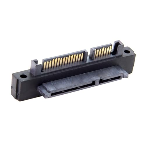 chenyang SATA Male to SATA Female 90 Degree UP Angled Gender Changer Connector Adapter for 2.5/3.5" Hard Disk Drive