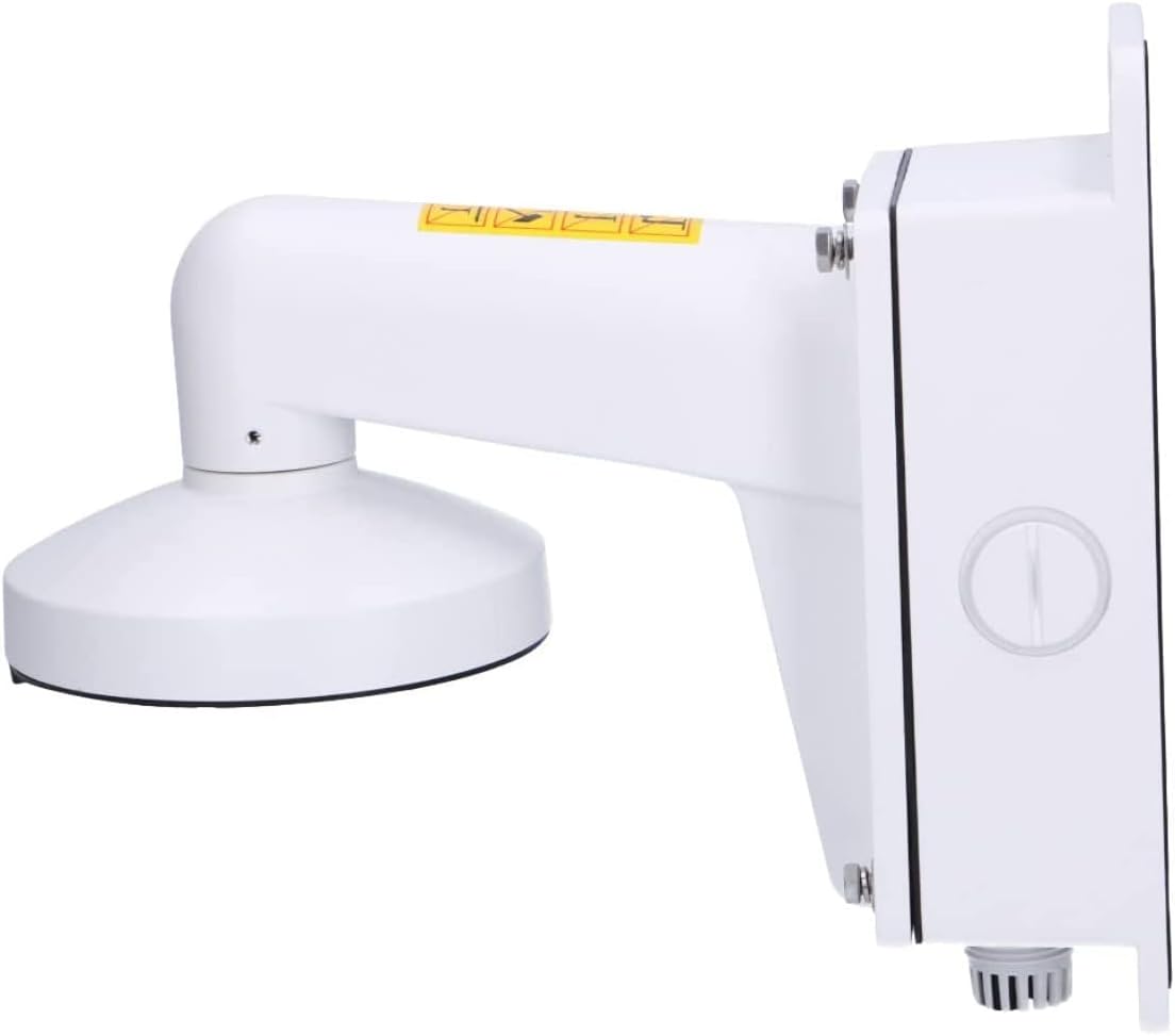 WMS WML DS-1273ZJ-140B PC140B PT6 Outdoor Indoor Wall Mount Bracket for Hikvision Dome Camera, White