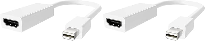 Belkin Mini Displayport to HDMI Adapter, White (Pack of 2)