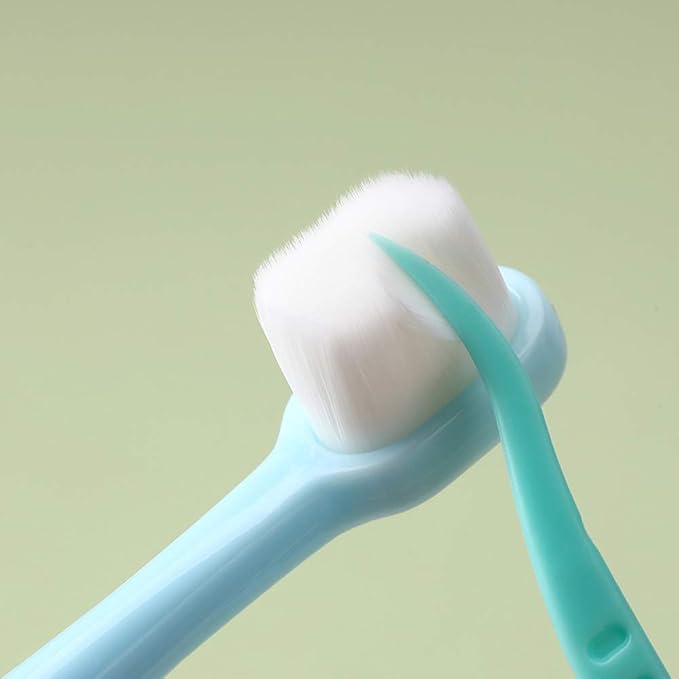 EasyHonor Baby & Toddler Toothbrush for Age 4-12 Years Old, Extra Soft With 10000 Soft Floss Bristle for Baby Gum Care (6Pcs)