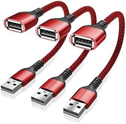 RUXELY USB Data Blocker Adapter 3-Pack,Charge Only Type-A Cable,Data Blocking Defender,Protect Against Juice Jacking,USB Power Connector for iPhone 17 16 15,Samsung Galaxy S24 S23 S25,iPad Air Tablet