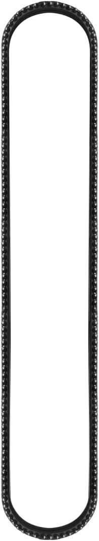 Long Narrow Decorative Wall Mirror, Skinny Oval Mirror for Entryway Living Room Bath Decor,Metal Frame with Beaded Decor Mirrors,7.9X 44