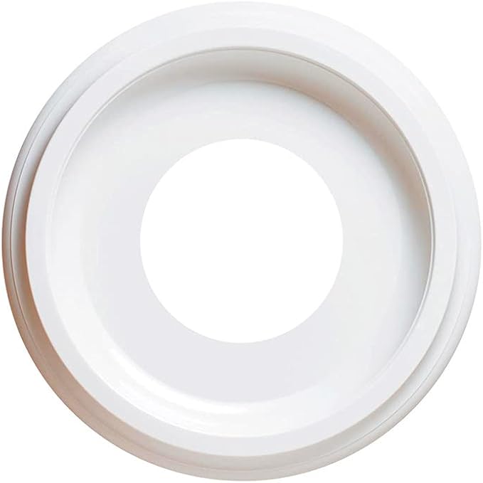 Westinghouse 7703700 9-3/4-Inch Smooth White Finish Ceiling Medallion