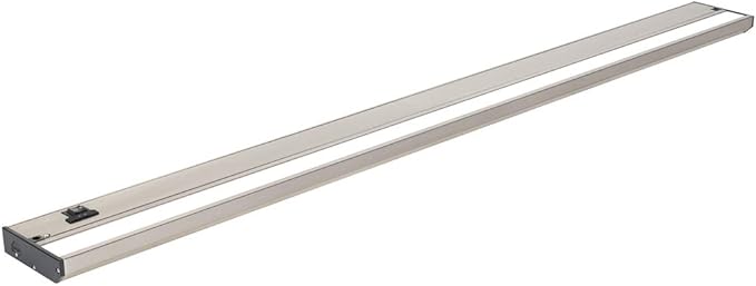LED Under Cabinet Lighting Hardwired - 3CCT 40 Inch Satin Finish - Undercabinet Lights for Kitchen - Linkable Undercounter Dimmable Plug in Light or Hard Wired - Under Counter Fixture Direct Wire
