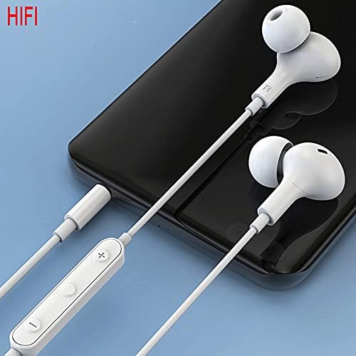 Earbuds Noise Cancelling Wired Magnetic Earphone Headphones for Samsung Galaxy A13 A23 A03S A02S A12 A22 A32 A42 A52