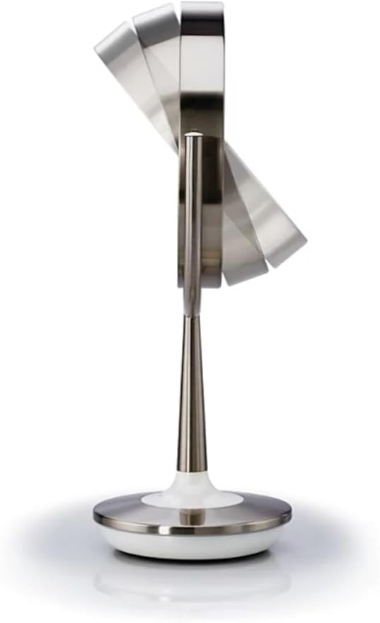 Brookstone Cordless Illuminated Makeup Mirror Silver