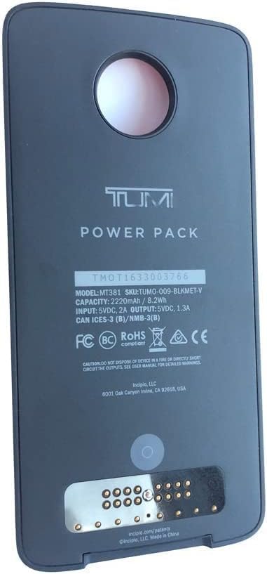 Motorola Moto Mod Power Pack for Moto Z Series, Additional Battery Pack Cover