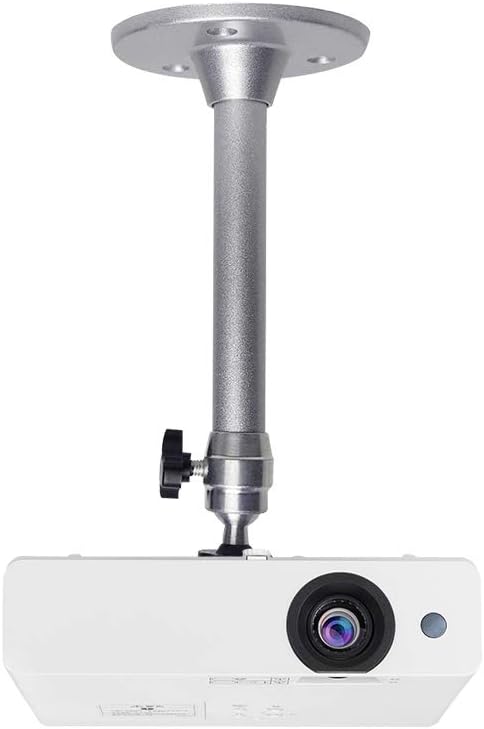 Drsn Mini Ceiling Projector Mount - for Projectors CCTV DVR Cameras - Compatible with QKK, VANKYO,DR.J, DBPOWER - Length 175mm/6.88in Silver