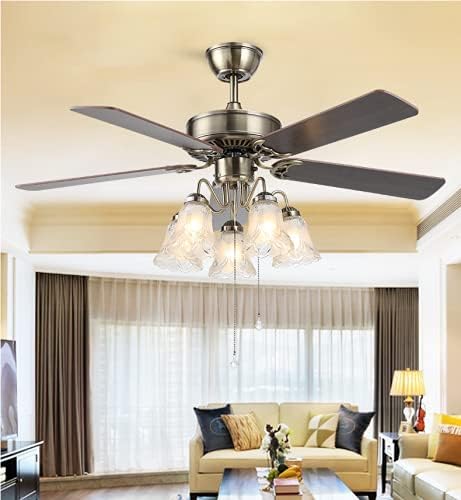 Clear & Frosted Ceiling Fans Light Covers Glass Shade, Transitional Style Replacement Glass Shade with Standard 2-1/8" Fitter Size, 4-4/5" high x 5" Diameter, Pack of 4