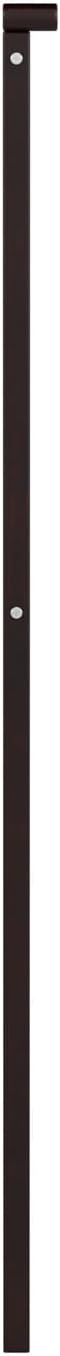AFI, Madison King Solid Wood Panel Headboard with Attachable Charger, Espresso