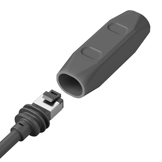Starlink Cable Coupler for Starlink Gen 3, IP68 Waterproof Connector,Extension to RJ45 Cable Compatible for Starlink Ethernet Adapter,Plug & Play Supports Cat7-1PCS