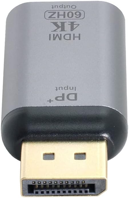 NFHK DisplayPort DP Source to HDMI Sink Displays 4K@60hz Ultra HD Converter Adapter for Laptop HDTV