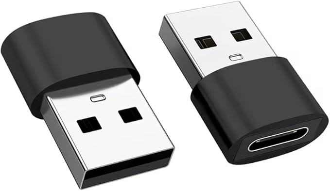USB C to USB Adapter OTG Type C Male to USB A Female Converter - Fast Data Transfer - Compatible with MacBook, iPad Pro, Samsung Galaxy, Laptop