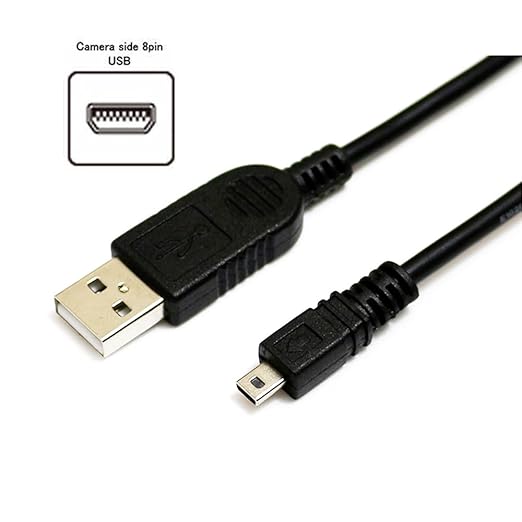 NFHK UC-E6 USB Cable for Nikon Digital SLR Cameras COOLPIX S3000 S3100 S3200 S8000 S100 S203 S230 P7000 AW100