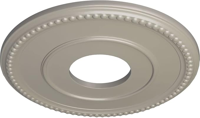 Ekena Millwork Bradford Ceiling Medallion, Pearl White