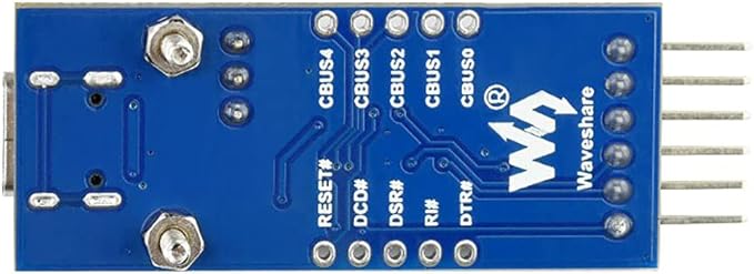 FT232 USB to UART (TTL) Communication Module, USB-C Connector, Compatible 3.3V/5V Logic Level, Supports Mac OS, Linux, Android, Wince, Windows 7/8/8.1/10/11...