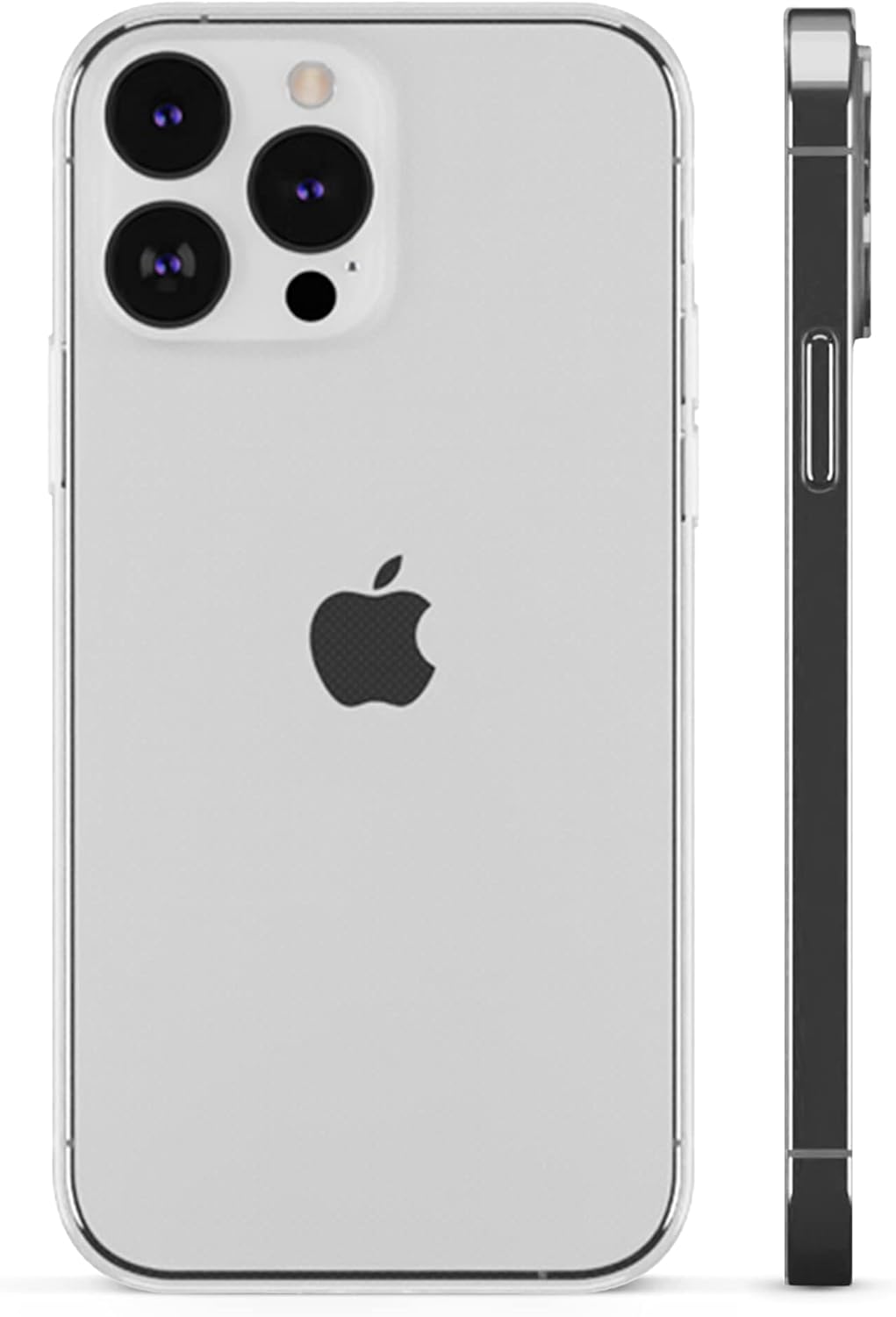 PEEL Flexible Thin Case for iPhone 13 Pro (Clear Soft) - Slim Minimalist Design, Branding Free, Soft TPU Material,