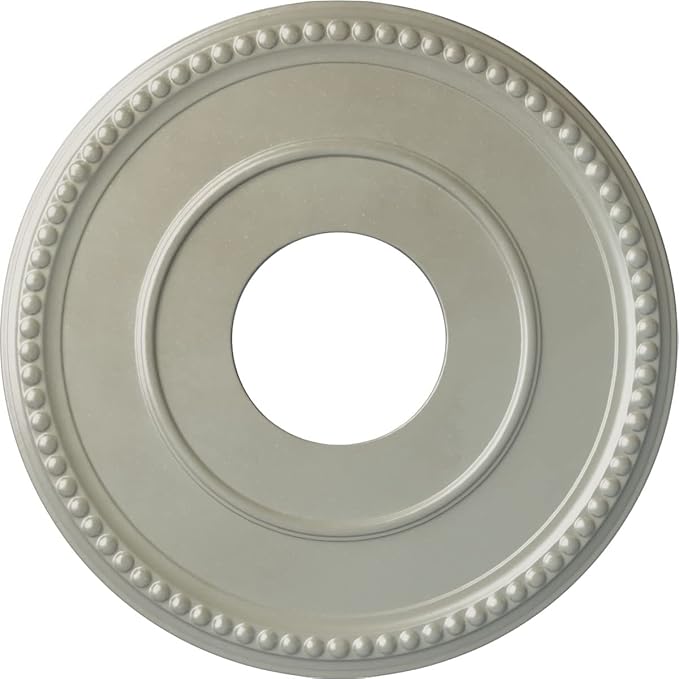 Ekena Millwork CM12BRFCS 12-1/2" x 3-7/8" x 3/4" Bradford Ceiling Medallion, Flash Copper