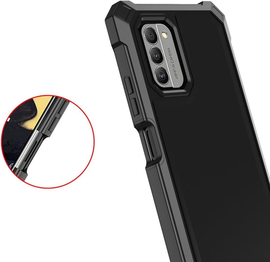 Nokia C300/G100 Case with Screen Protector, Full Body Protection for Nokia C300 N155DL & G100 N150DL, Frosted PC & TPU,