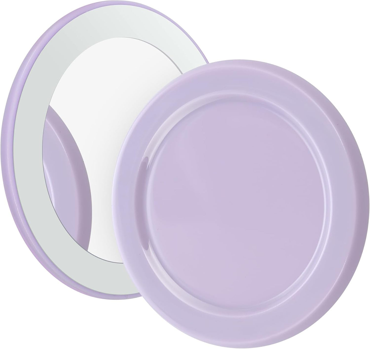 metisinno Magnetic Base Mirror Compatible with PopSocket Phone Grips, Compact Makeup Mirror, Lilac Purple