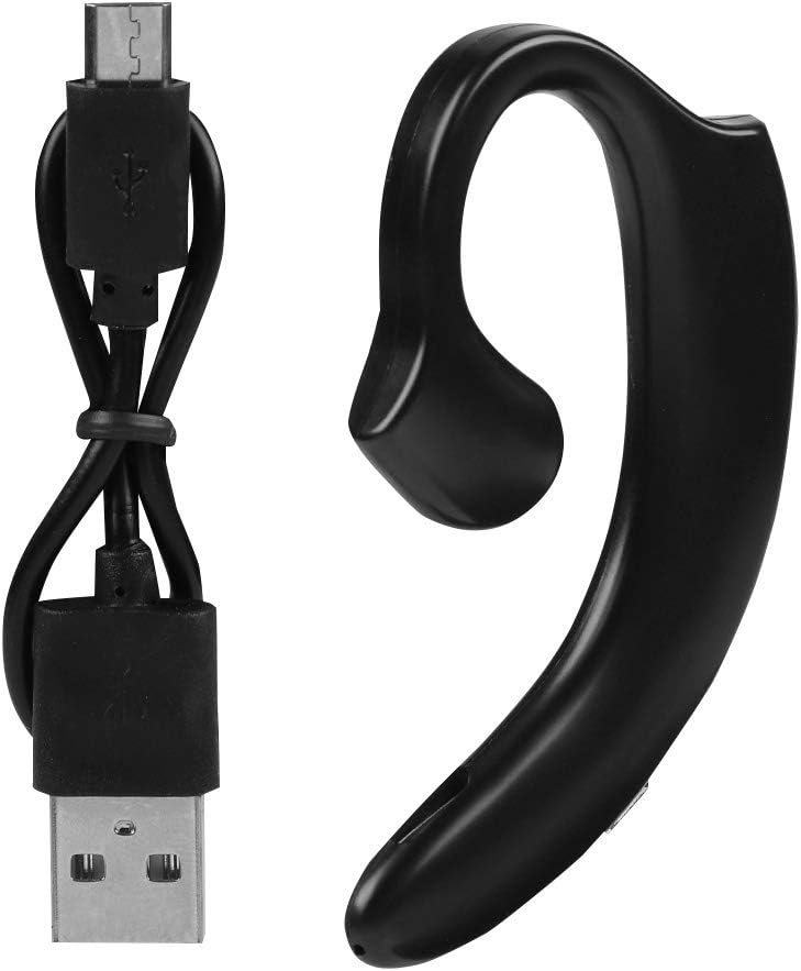Zerone Bone Conduction Headphones, IPX6 Waterproof Bluetooth Wireless Over Ear Hang Headphones with Mic for Sports,