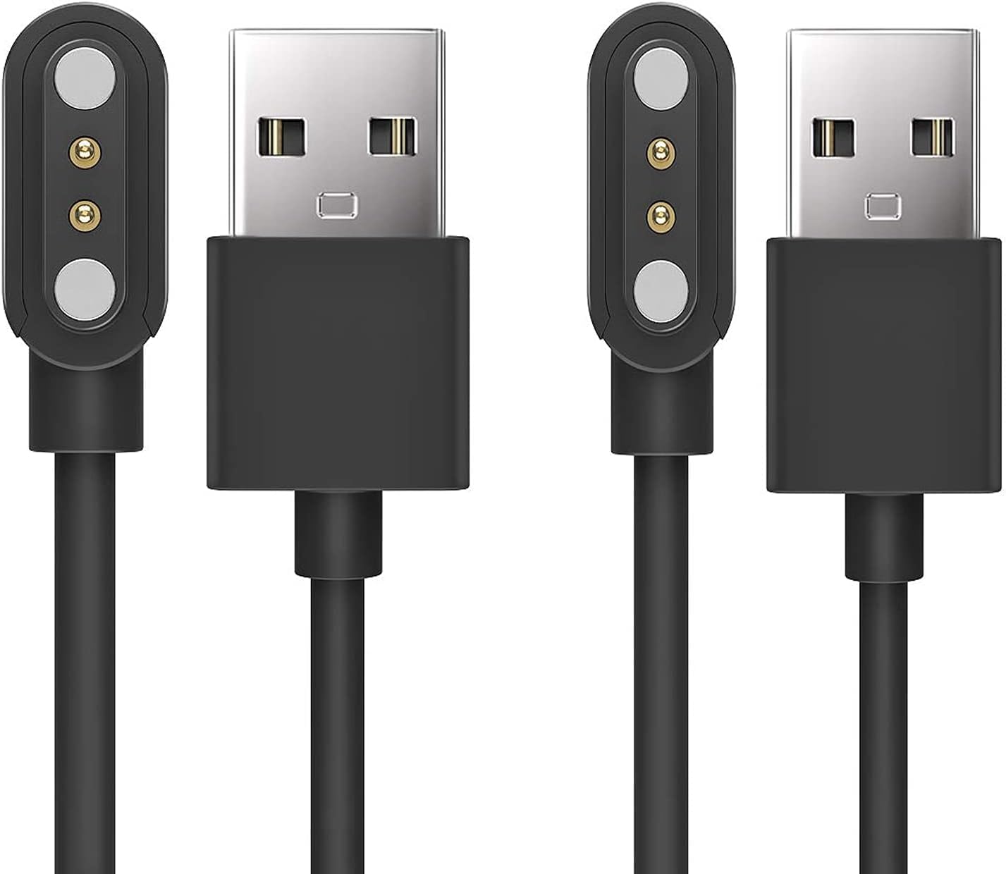 E ECSEM Charger for Jugeman Q23 Smart Watch, Magnetic USB Charging Cable Replacement for Jugeman Smartwatch 3.3Ft