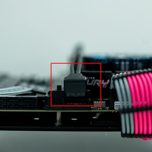 LINKUP - USB 3.2 Gen 2 (USB 3.1) Internal Adapter 20-Pin Motherboard Header Male to Female 10Gbps for PC USB-A Ports - Inward Type - Black 24cm