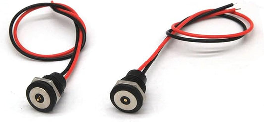 Magnetic Cable Connector, Quick Connect Current Magnet, Male to Female Adapter,10mm Magnet with 14cm Wire (1)