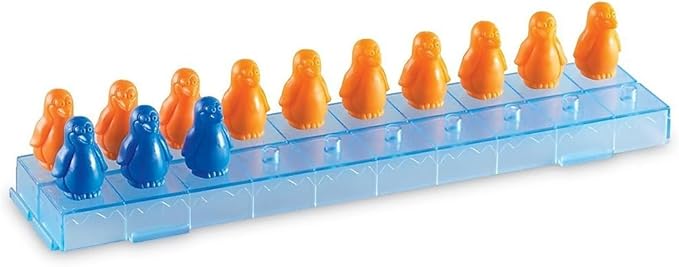 Learning Resources Penguins On Ice Math Activity Set, Homeschool, Early Math Skills, 110 Pieces, Ages 5+