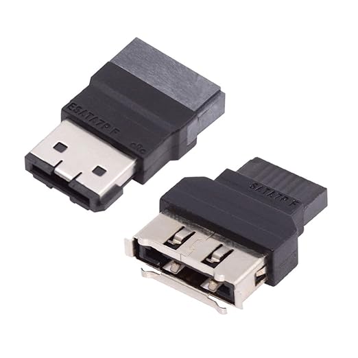 chenyang SATA to eSATA & eSATA to SATA Converter Extender Adapter for SSD Disk 2Pcs/Set