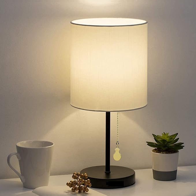 Ceiling Fan Pull Chain Set - 4 Piece Bulb and Fan Pattern Extension Pendant, 12 Inch Extender With Ball Connector (Brass)