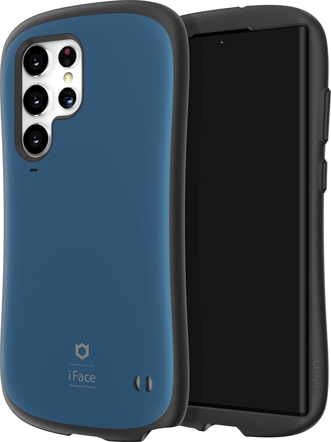 iFace Case for Galaxy S22 Ultra - Cute Shockproof Dual Layer Phone Cover, Drop Tested, Coral Blue