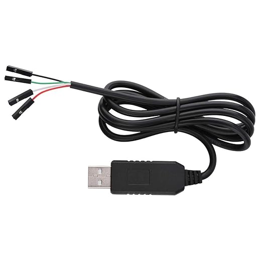 DEWIN USB to TTL Serial - Download Converter Cable Signal 4 Pin, PL2303HX RS232 Upgraded Converter USB to COM/TTL Serial Adapter STC Download Cable,95cm