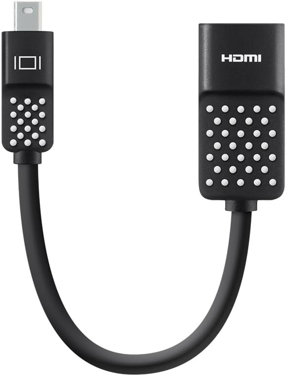 Belkin F2CD079BT Mini Displayport to Hdmi Adapter, 2 in, Black