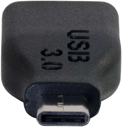 C2G 28868 USB 3.0 (USB 3.1 Gen 1) USB-C to USB-A Adapter Male/Female Thunderbolt 3, Tablet, Chromebook Pixel, Samsung Galaxy TabPro S, LG G6, MacBook
