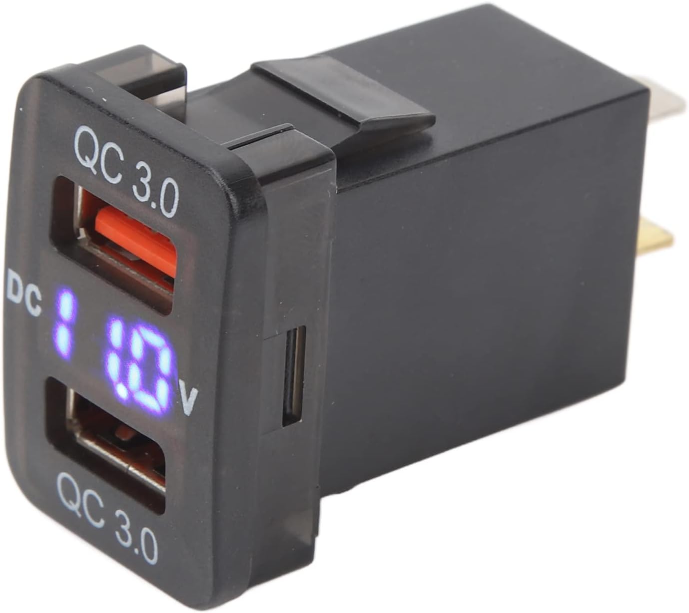 Fast Charge Dual USB Port Charger Socket with QC3.0 for FJ Cruiser Hilux Tacoma, Compatible with Mobile Phones