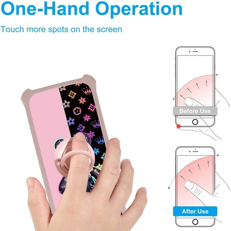 jioeuinly Sky Elite B63 Case Compatible with Sky Devices Elite B63, [with Tempered Glass Screen Protector][Hard PC +