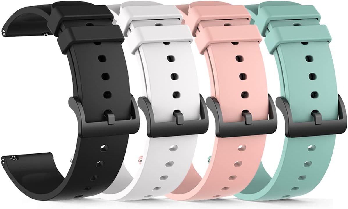 FitTurn Watch Band Compatible for NiUFFiT LW36/LW47/P66/P39/KW22/KW76 Smart Watch Replacement Soft Silicone Strap