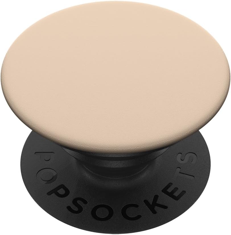 PopSockets Swappable PopGrip Cream Beige Tan Color