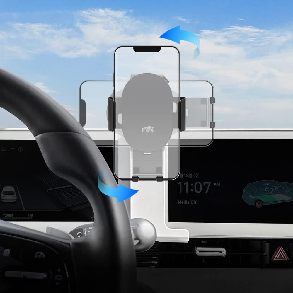 FICS Phone Holder Compatible with Hyundai IONIQ5, Customized Phone Mount Accessories
