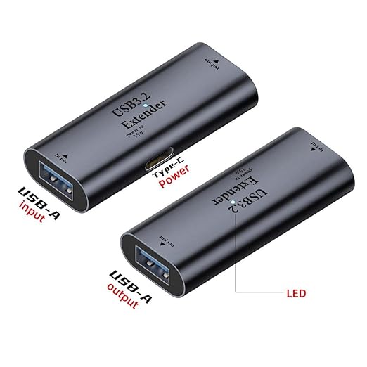 cablecc Active Repeater USB 3.0 Adapter Type-A Female to Type-A Female Extender with Chipset for Camera Printer Computer