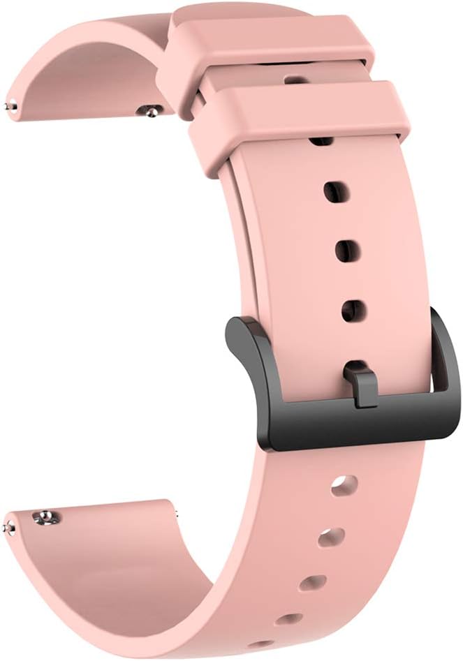 MVEFOIT/SOUYIE T45S Smartwatch Bands, Quick Release Soft Silicone Sport Band Compatible with MVEFOIT 1.7'' P42B Smart