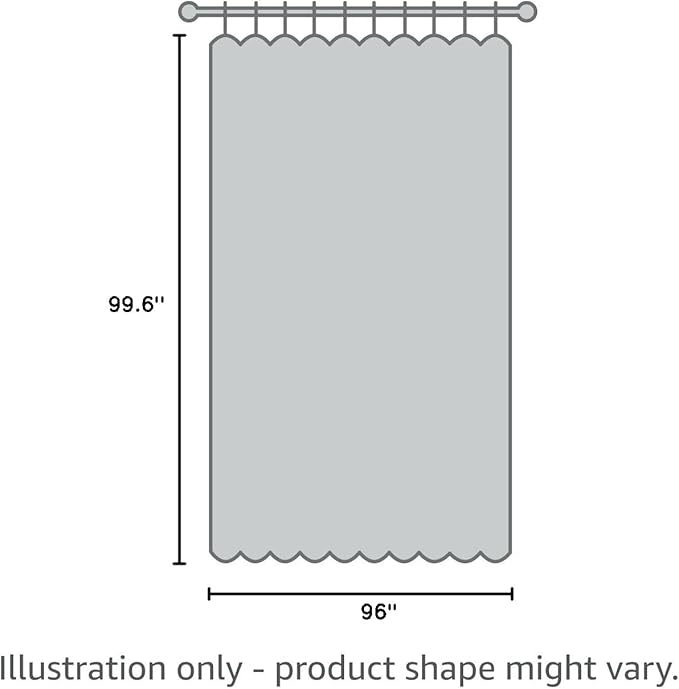 NICETOWN Wall Dividers for Rooms, Sound Barrier Room Divider Curtain Screen Partition, Function Thermal Blackout Patio Door Panel, Sliding Door Insulated Curtain, Natural, 8.3ft Wide x 8ft Long