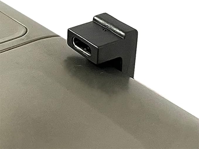 NFHK USB-C Type C Female Opposite U Shape Back Angled to USB 3.0 A Male Data Adapter for Laptop Desktop