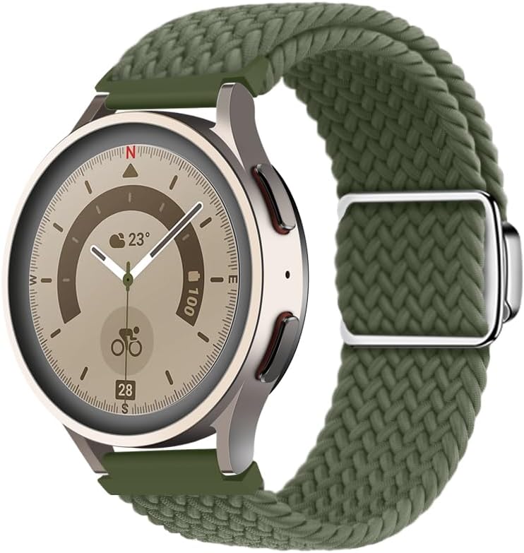 OnePlus Watch 2 Bands, Nylon Strap, Breathable Adjustable Stretchy Loop Wristband for OnePlus Watch 2 Smartwatch