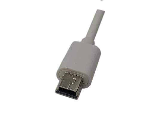 zdyCGTime Micro USB to Mini USB Extension Cable Micro USB Female to Mini USB Male Charging & Sync Adapter Cable Cord(2 Pack White