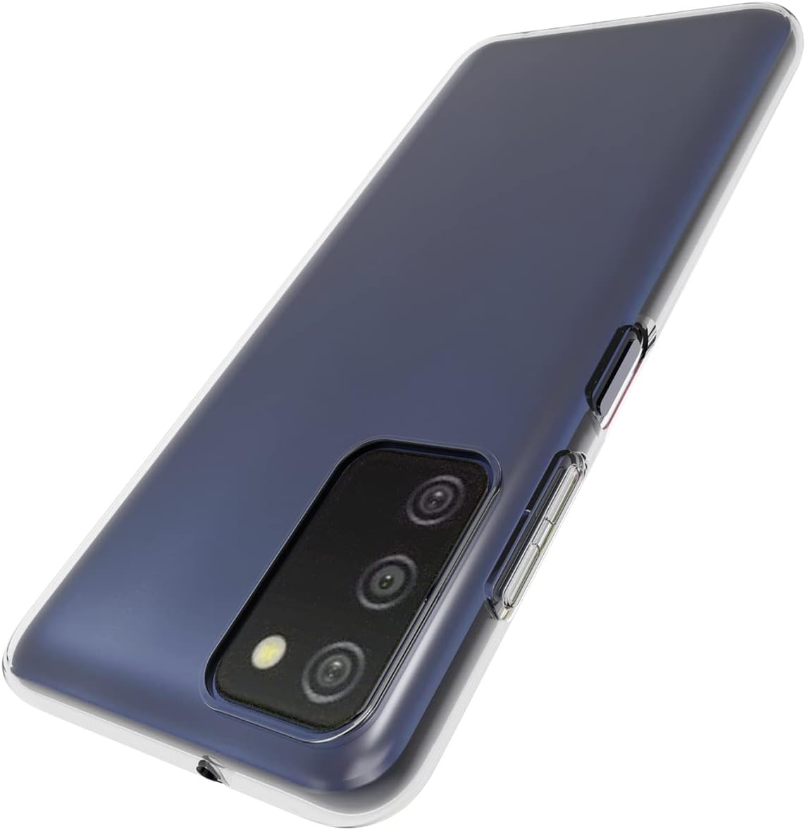 Galaxy A03S Clear Case, Slim Thin TPU Soft Silicone Flexible Shockproof Protective Cover