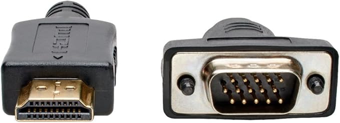 TRIPP LITE HDMI to VGA Active Adapter Converter Cable, Low Profile, Male-to-Male, 1080p @ 60Hz, 6 Feet / 1.8 Meters, 3-Year Warranty (P566-006-VGA)