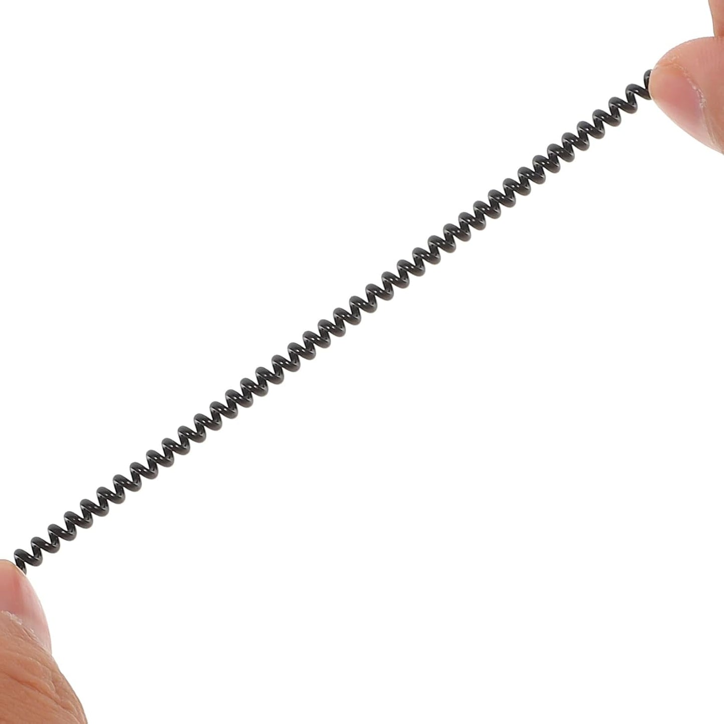 NUOBESTY 8pcs Plastic Elastic Tether Lanyard for Touch Pens, Retractable Coiled Spring Anti-Lost Stylus Pen Tether with